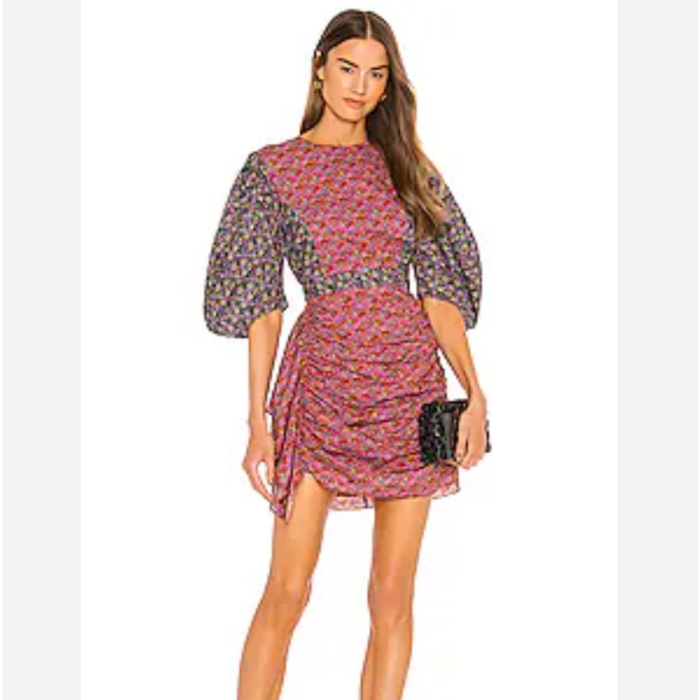 Rhode Pia. Ruby Mosaic Floral. Cute going out + date dress.